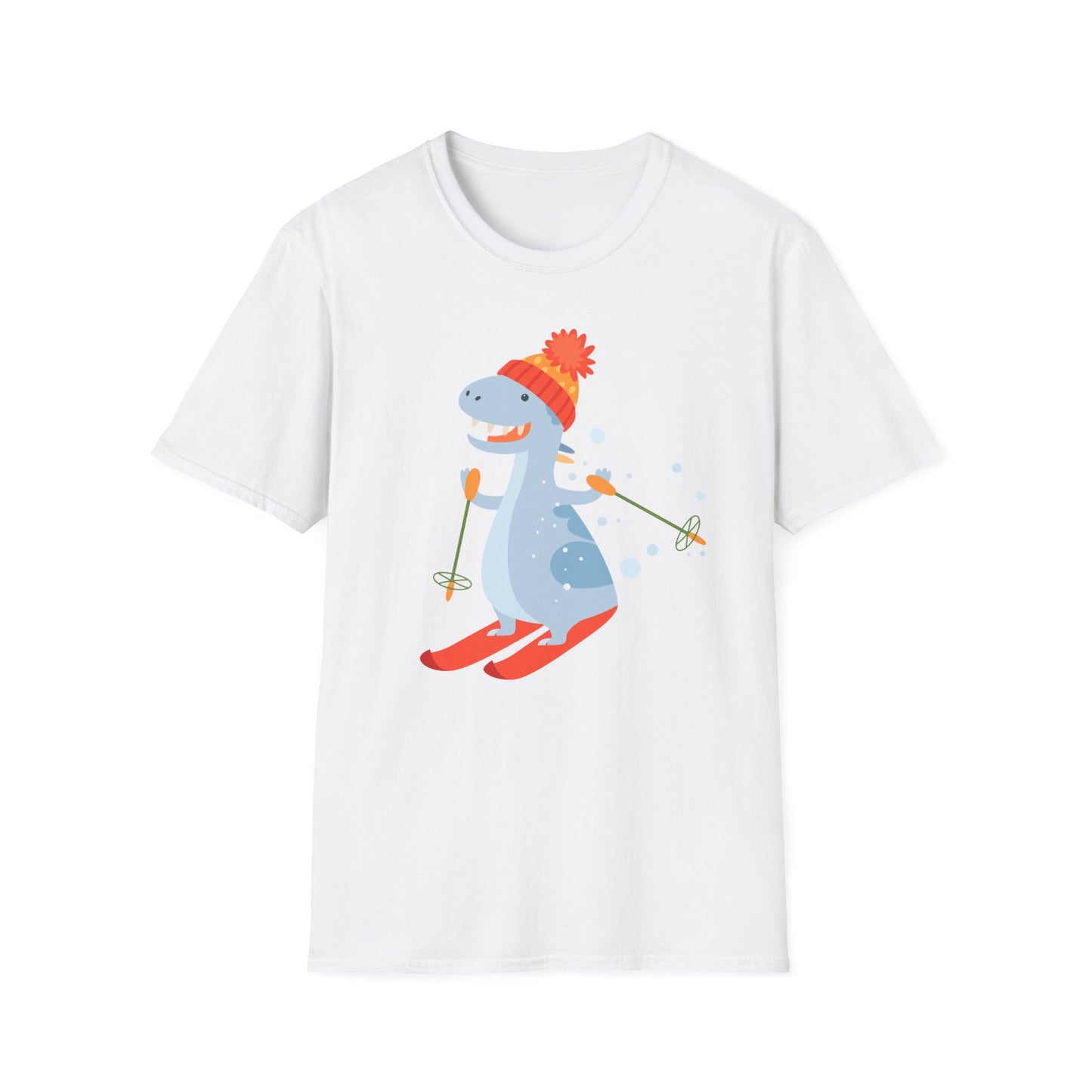 Skiing Dino T-Shirt