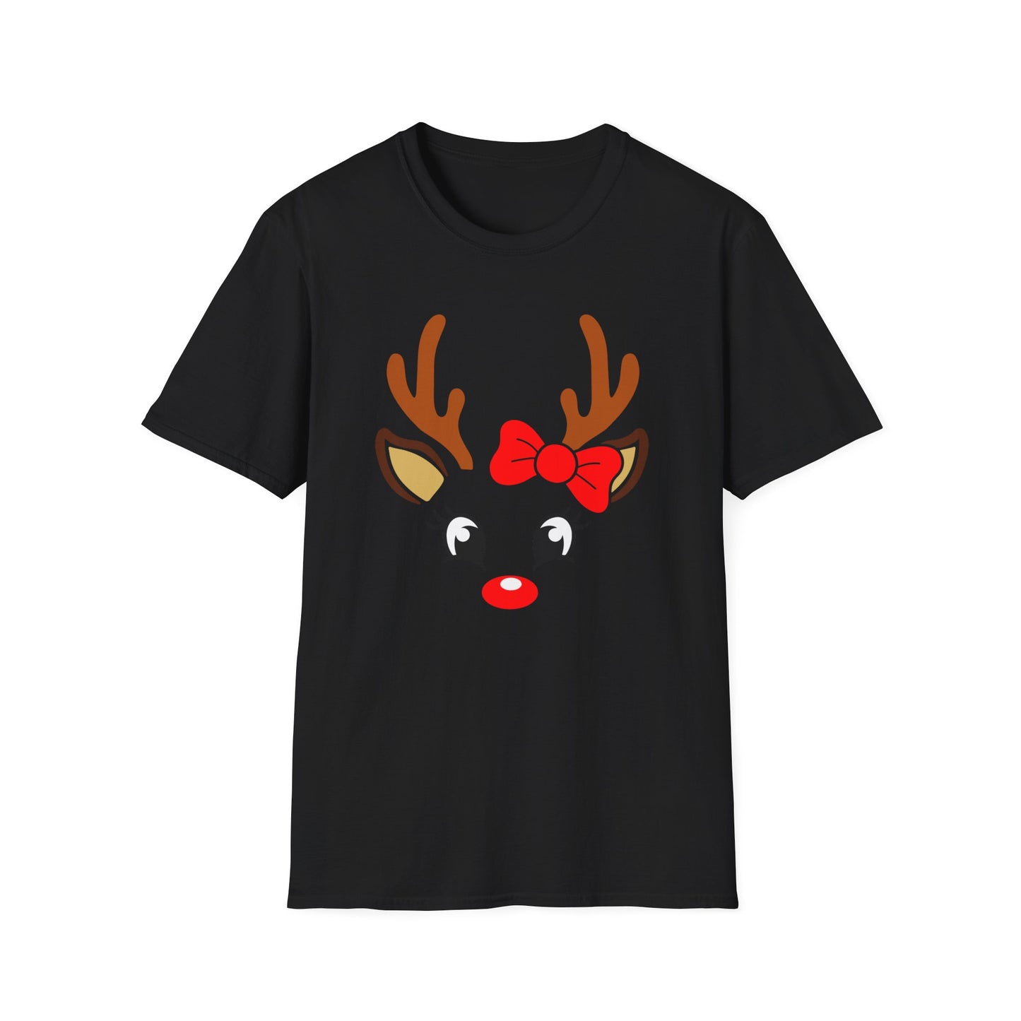 Reindeer with Bow T-Shirt