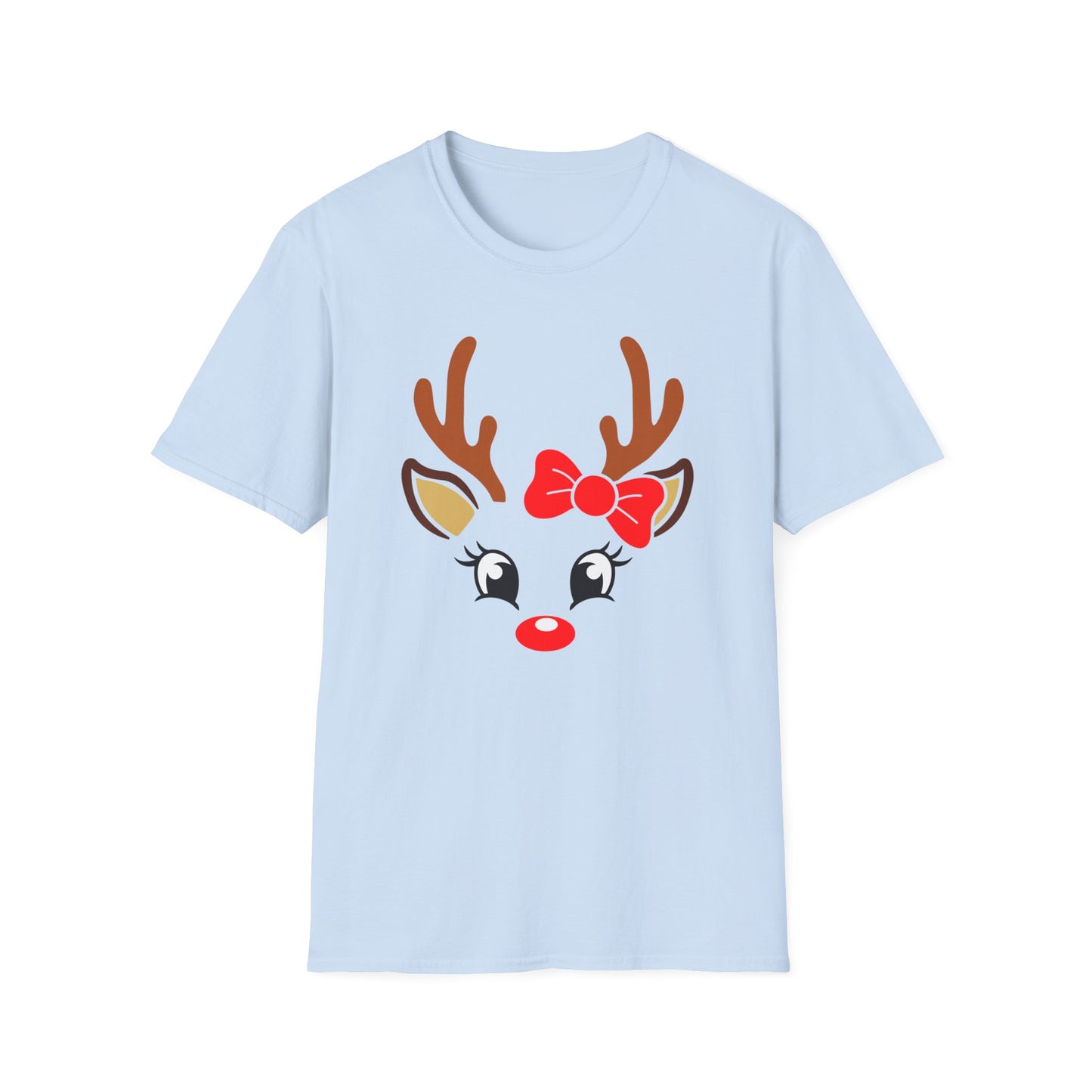 Reindeer with Bow T-Shirt