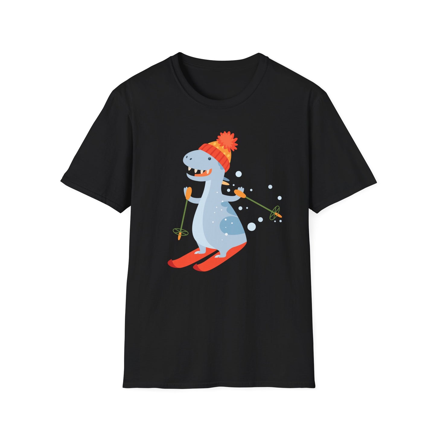 Skiing Dino T-Shirt