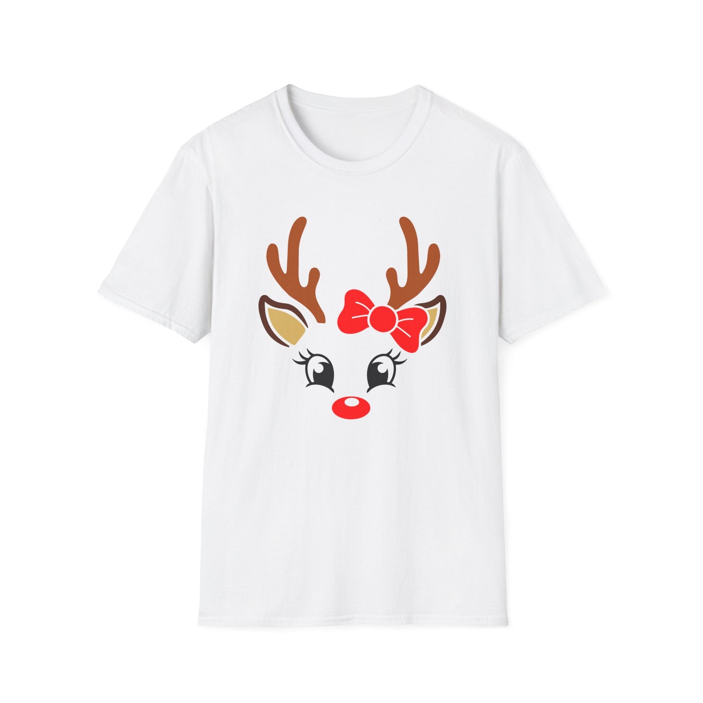 Reindeer with Bow T-Shirt