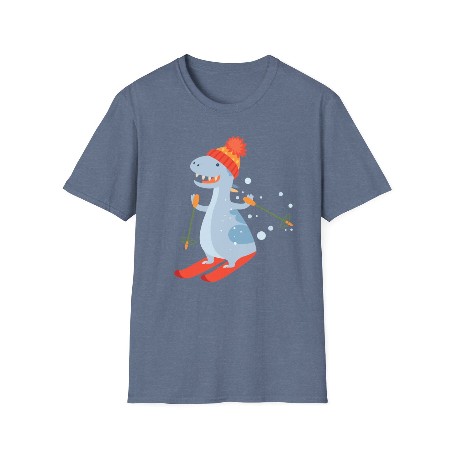 Skiing Dino T-Shirt